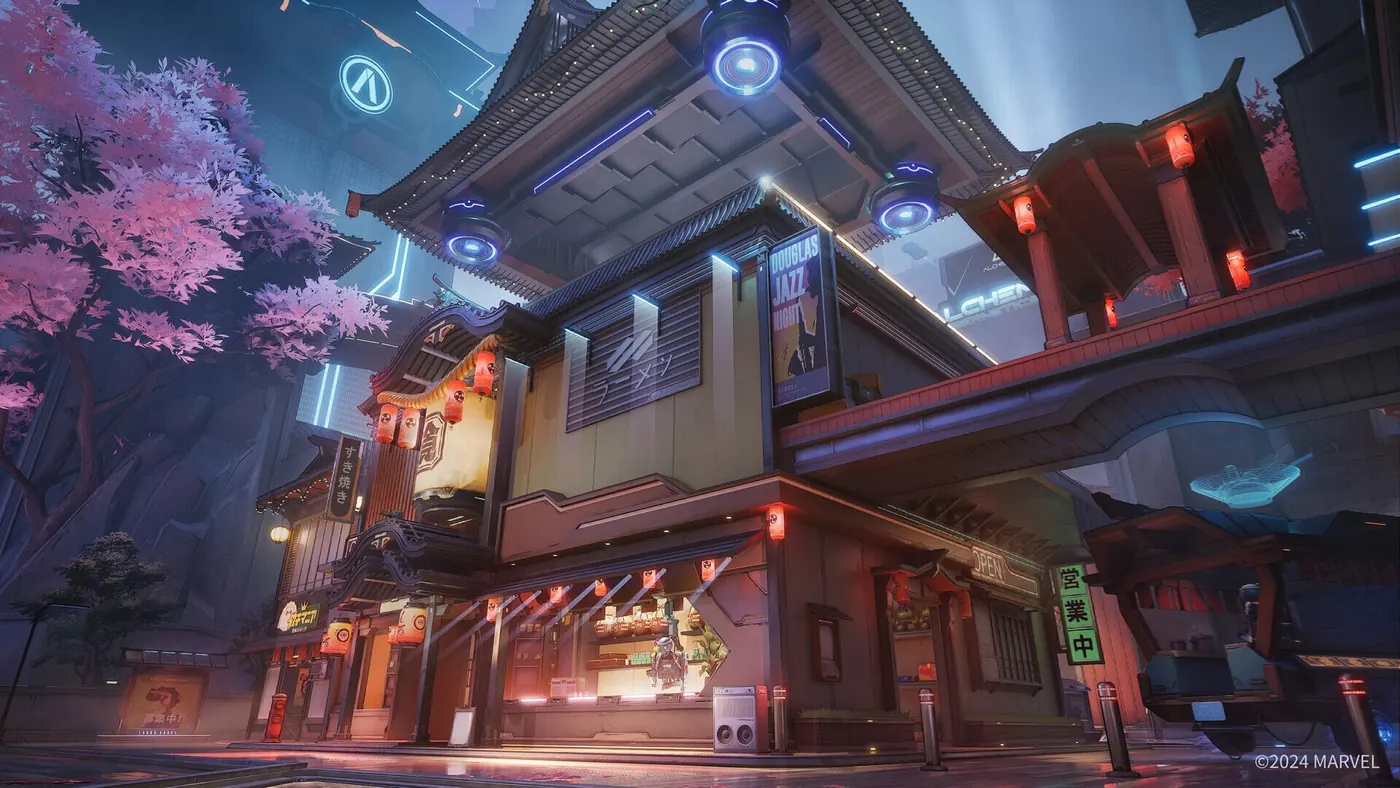 Marvel Rivals team pushing an objective in ranked